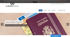 Desktop Screenshot of europalegal.com